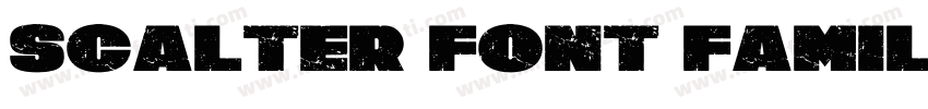 Scalter Font Family字体转换